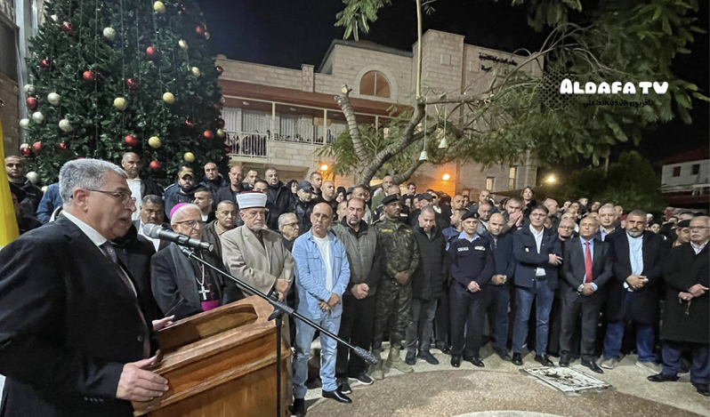 Jenin residents relight Christmas tree two days after arson; police arrest suspects