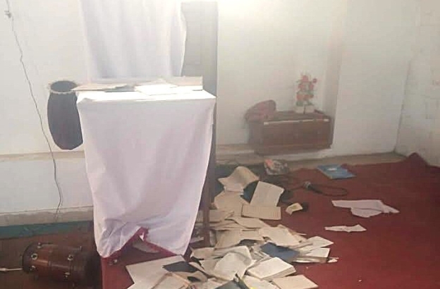 Church building vandalized in Pakistan
