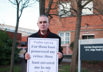 UK preacher fined over Bible verse display challenges abortion clinic buffer zones