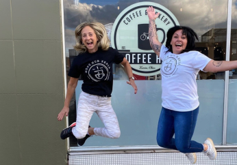 A café owner in the transformation business