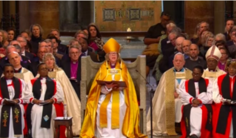 Thousands gather for installation of Sarah Mullally as 106th Archbishop of Canterbury