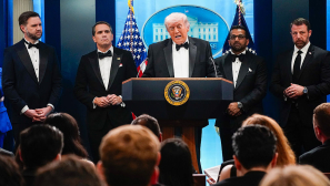 Trump strikes defiant tone after WHCA dinner shooting, calls Americans to resolve differences peacefully