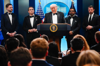 Trump strikes defiant tone after WHCA dinner shooting, calls Americans to resolve differences peacefully