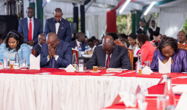 Kenya's national prayer breakfast calls for reconciliation as election rhetoric intensifies