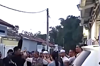 Muslims protest presence of church in Indonesia