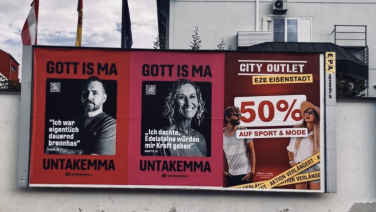 'Gott is ma untakemma': Austrian churches launch faith-story campaign in Burgenland
