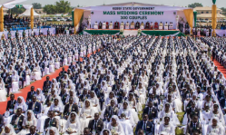 Nigeria governor supports mass wedding for 300 Muslim and Christian couples to help overcome financial burdens