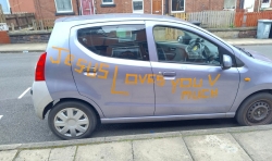 UK Insurer orders motorist to remove ‘Jesus loves you’ stickers
