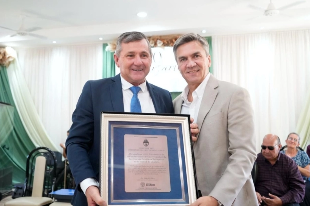 Chaco governor marks 90 years of historic evangelical church in Argentina